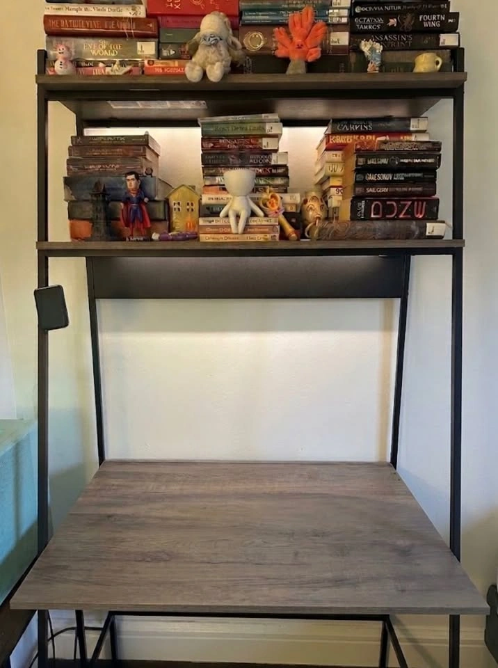 Working Desk with Shelves - photo 2