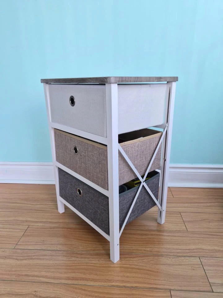 Modern Style Storage Drawer End Table/Night Stand (3 Drawer) - photo 2