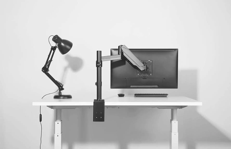 Height Adjustable Single LCD Monitor Desk Mount - photo 3