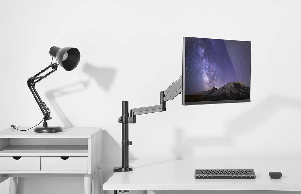 Height Adjustable Single LCD Monitor Desk Mount - photo 4