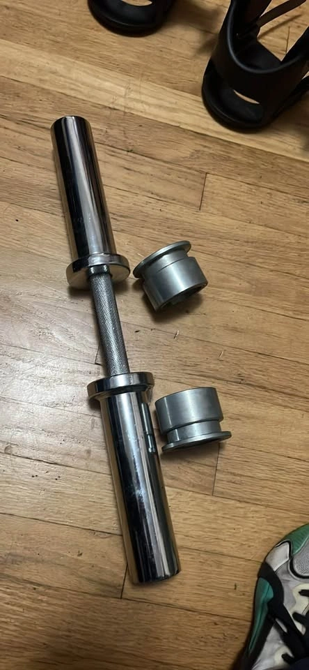 Dumbbell barbell curl standard 2” metal clip - photo 2