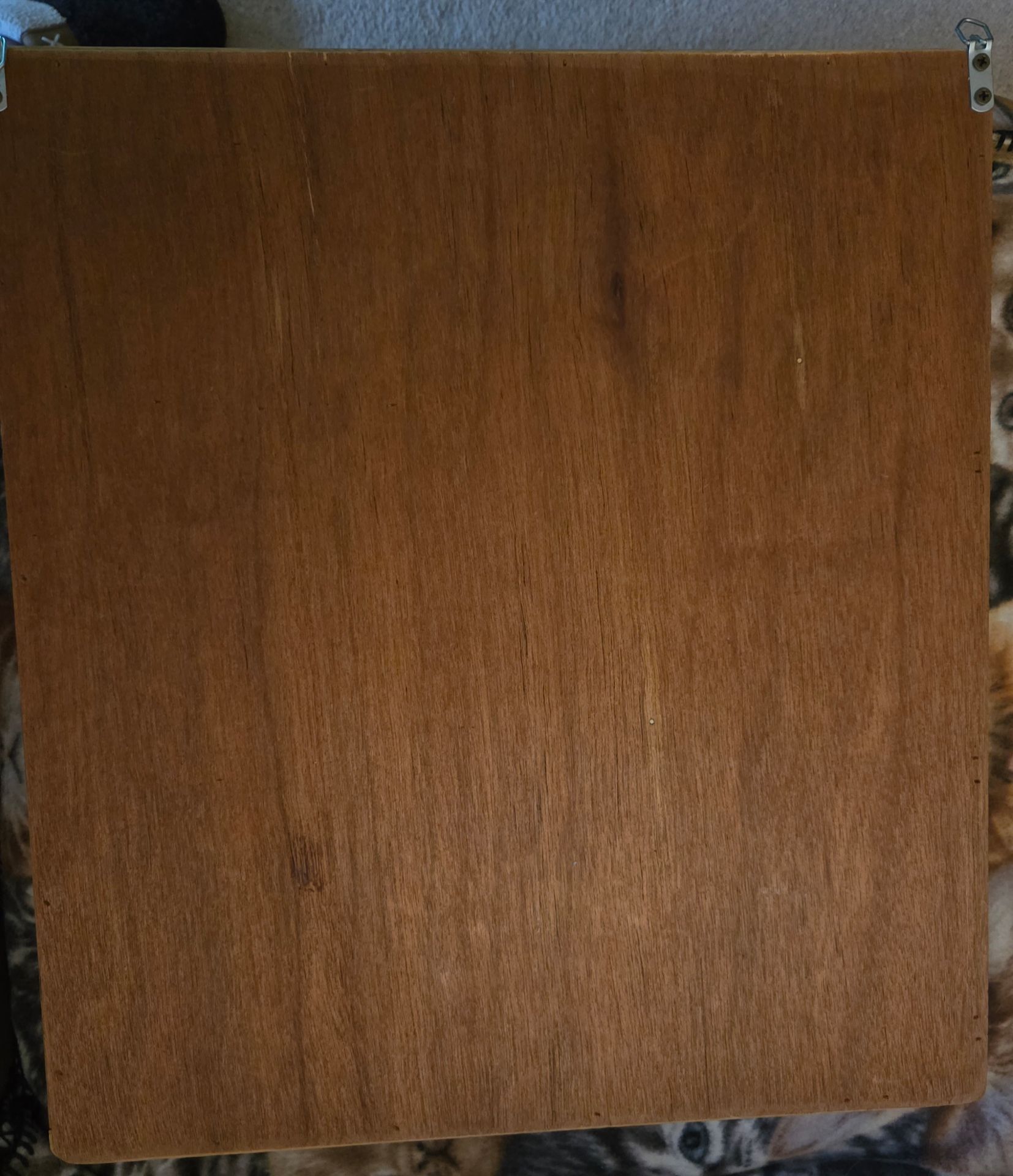 Oak shot glass display case w/plexiglass front - photo 2