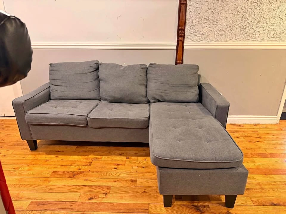 🛋️ L-Shape Sectional Sofa – Comfortable & Compact