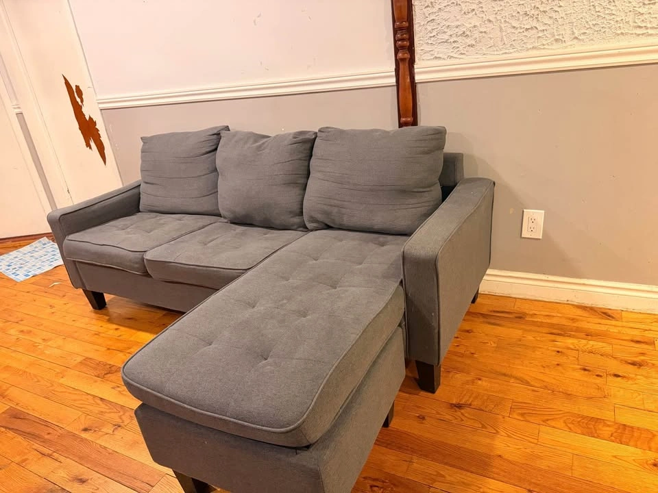 🛋️ L-Shape Sectional Sofa – Comfortable & Compact - photo 4