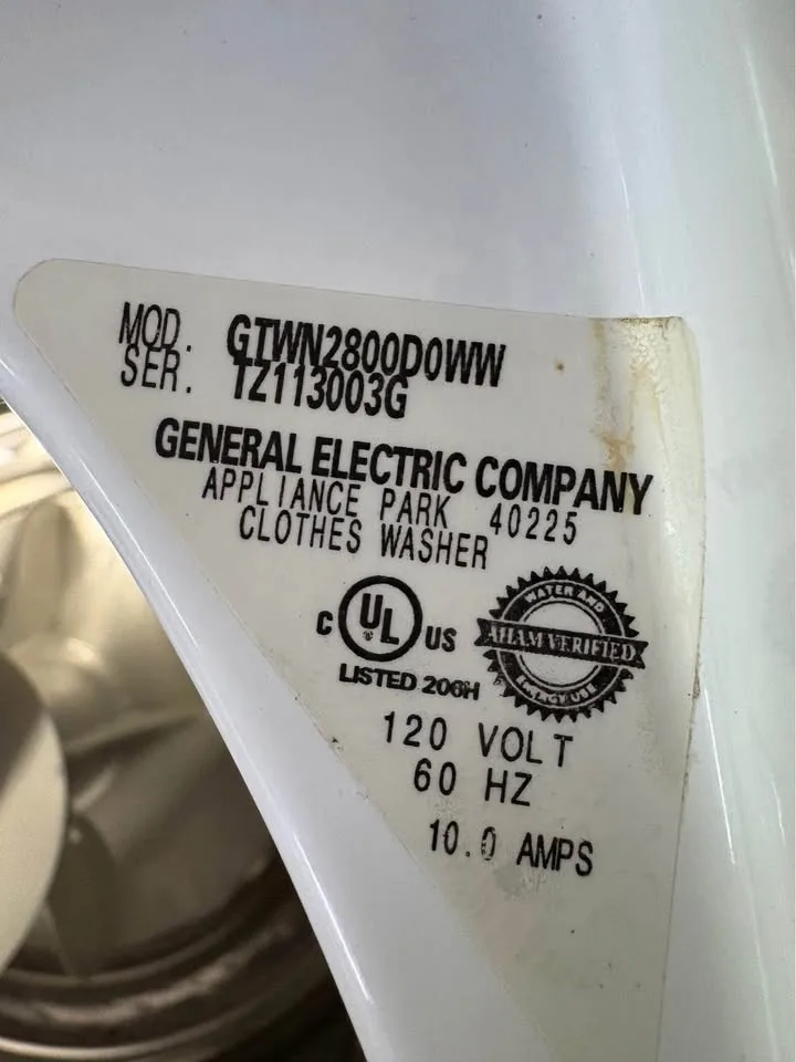 GE Washing Machine 27” with 30 DAYS WARRANTY!!! image indicator(6)