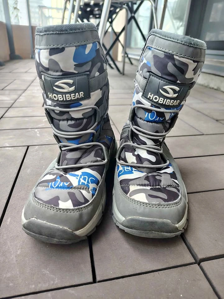 Hobibear Kids Camouflage Snow Boots size 7-9 yrs