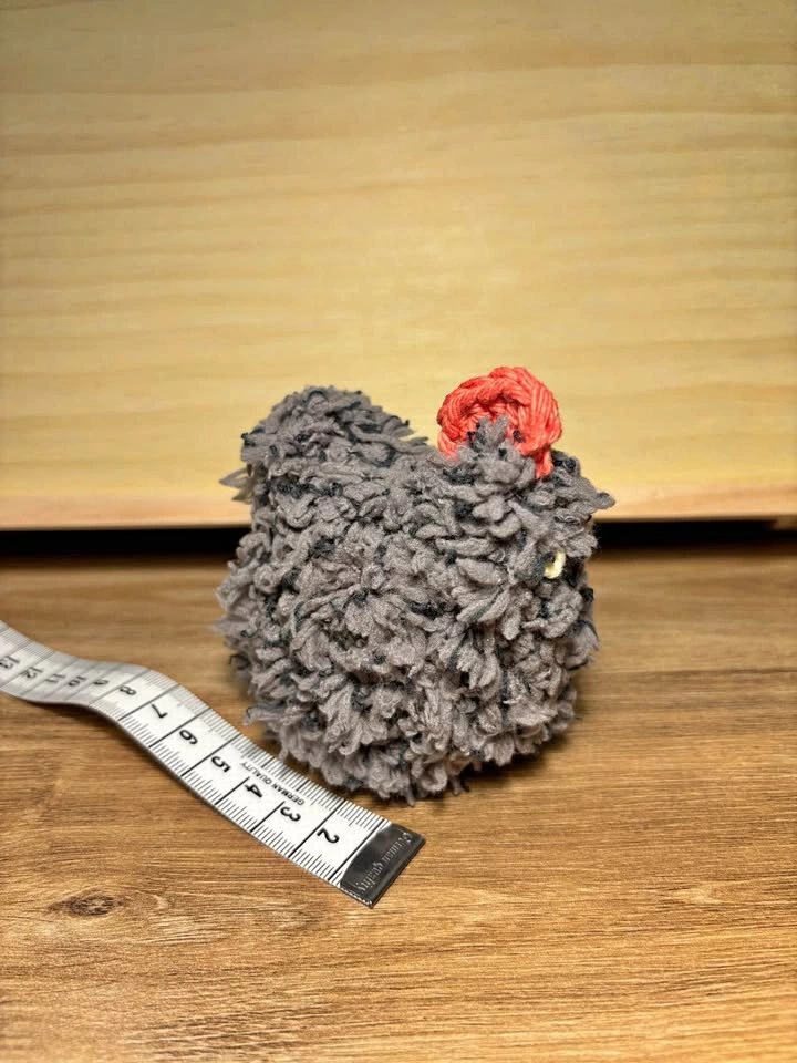 Emotional Support Chicken / Bagcharm - Handmade