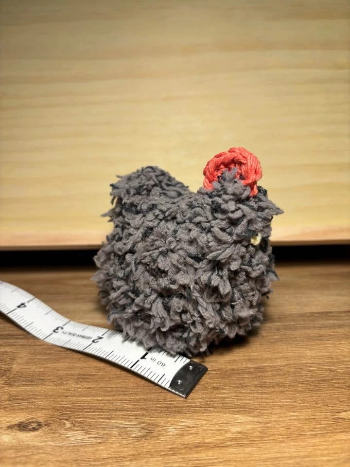 Emotional Support Chicken / Bagcharm - Handmade - photo 2