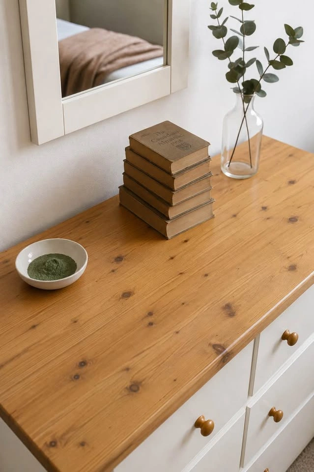 Solid Wood Dresser + Matching Mirror - photo 3