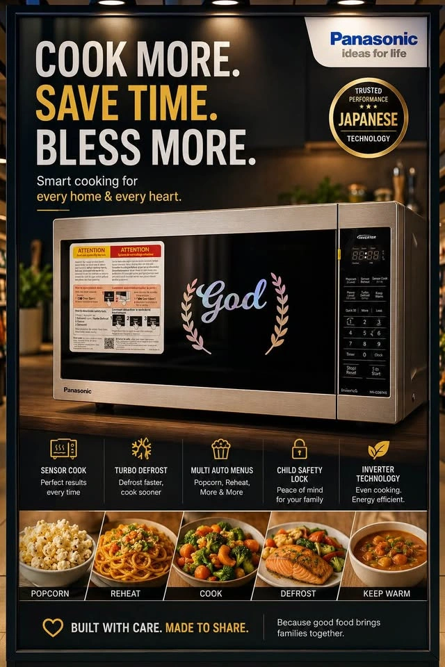 Panasonic NN-SC678C Inverter Microwave - photo 3