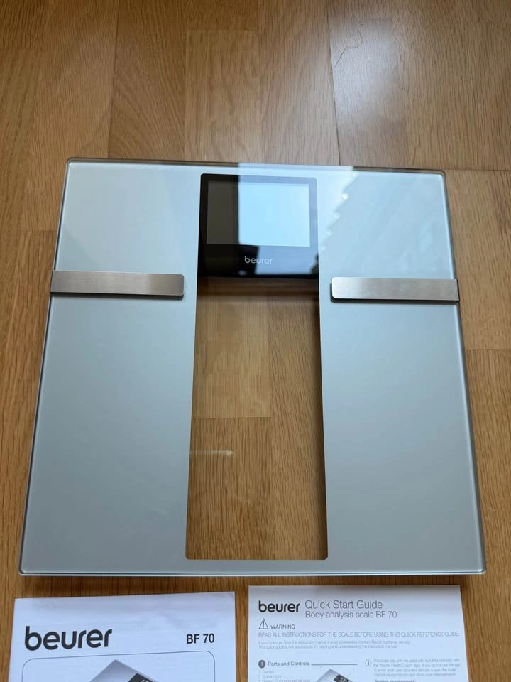 Beurer Bluetooth Smart Glass Body Analysis Scale, BF70 - photo 2