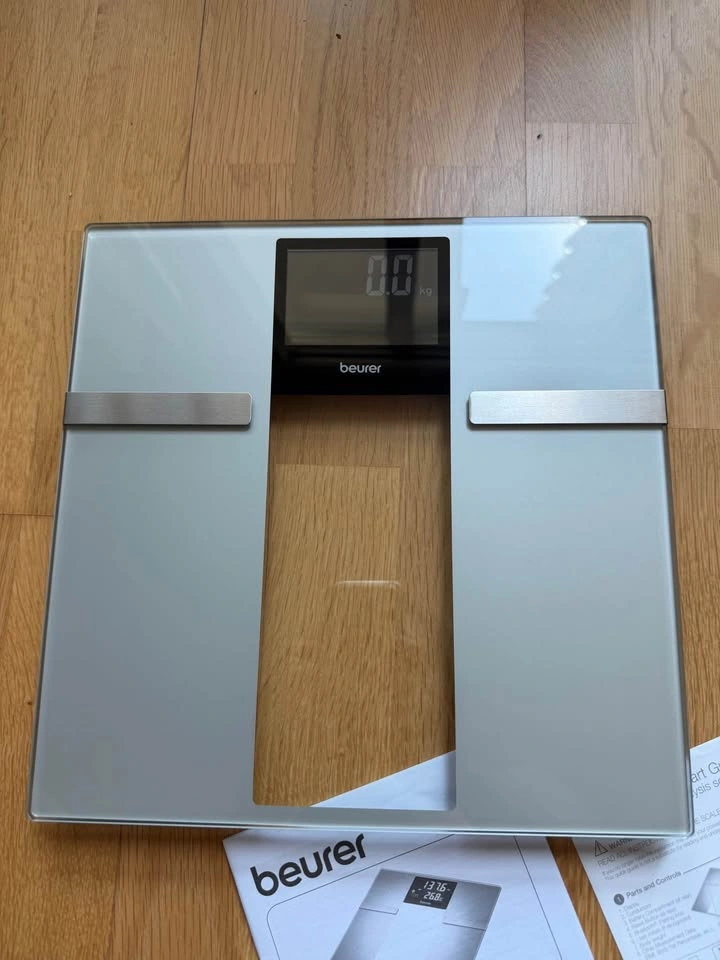 Beurer Bluetooth Smart Glass Body Analysis Scale, BF70 - photo 5