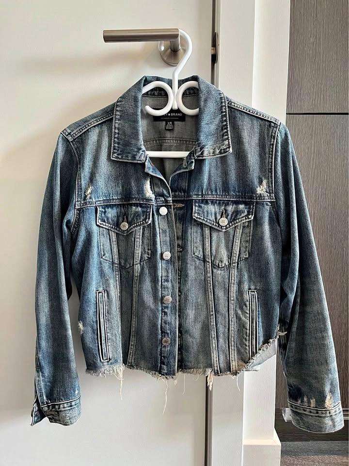 Lucky brand denim jacket L