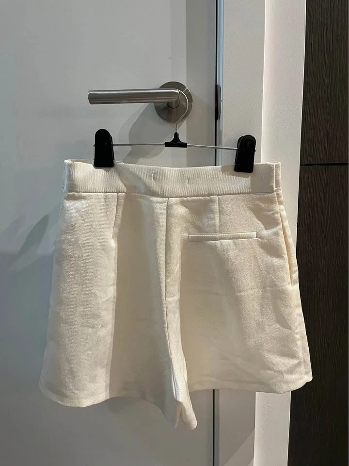 Mango mng white formal shorts - photo 3