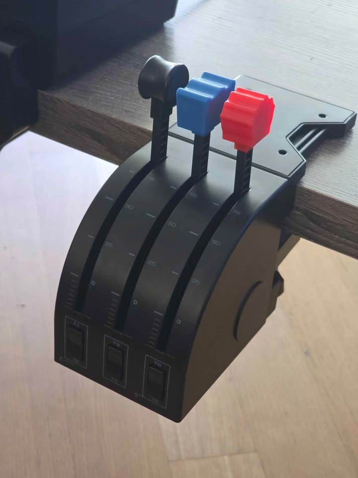 Logitech Saitek Flight Yoke and Throttle Quadrant - photo 2