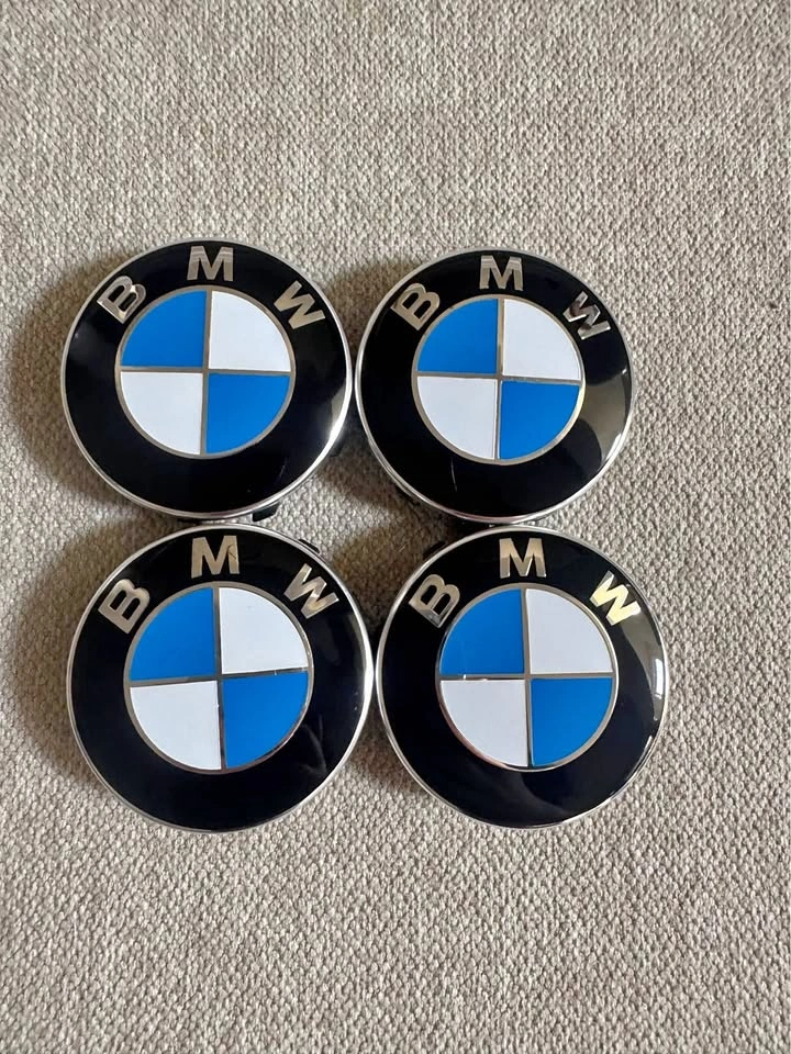 BMW Center Caps – 56mm & 68mm | Set of 4 | Brand New
