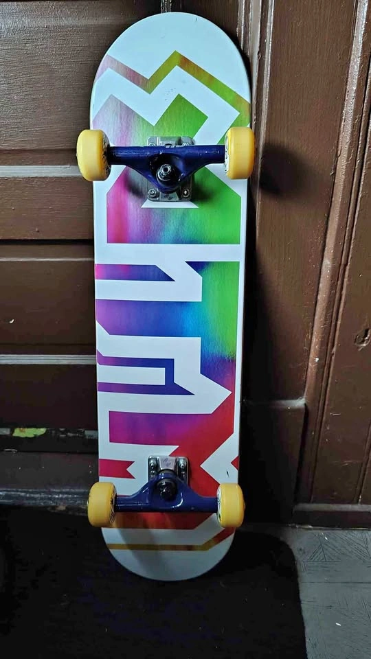 ATM Click "Rainbow Smoker Girl" skateboard