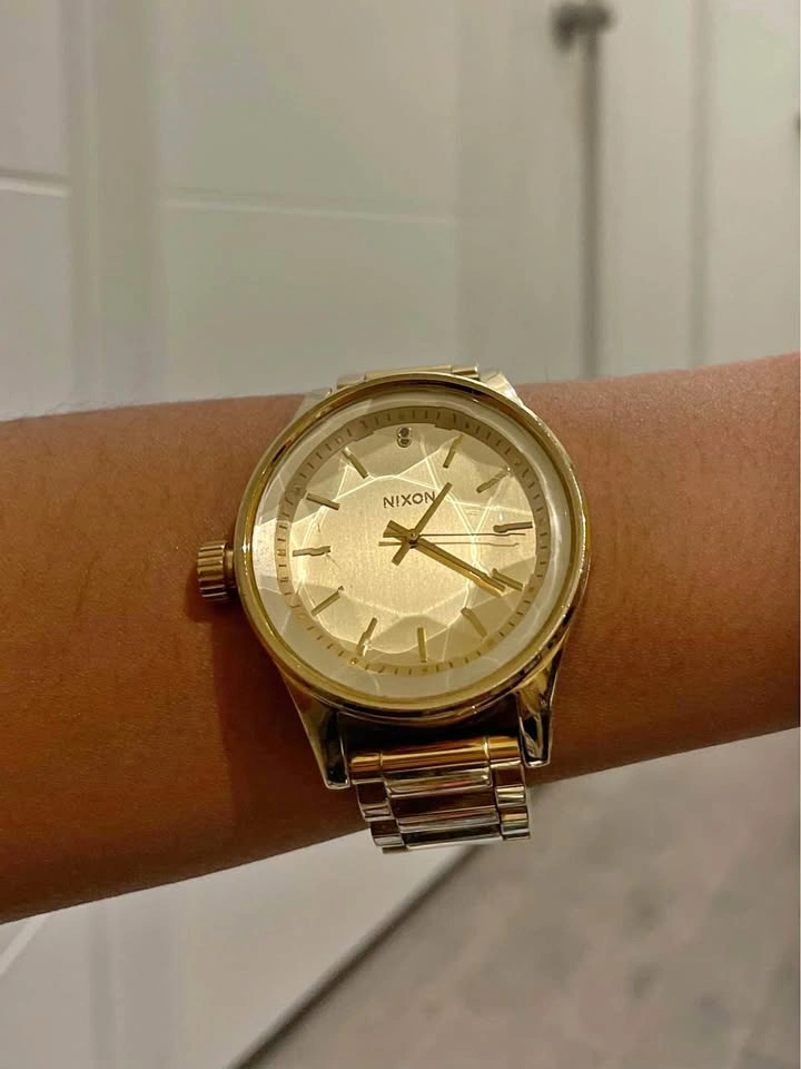 Nixon Cannon Gold-Tone Watch