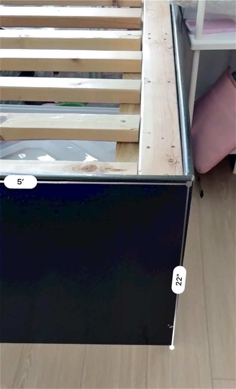 Custom Queen Platform Bed Frame - Tall Underbed Storage - photo 5
