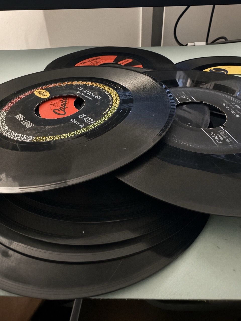 Vintage 45 RPM Records Lot – Elvis, Madonna, Clovers & More - photo 2