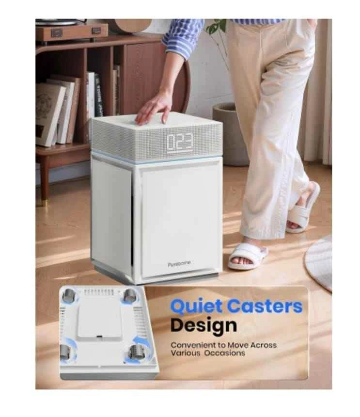 Large Room Air Purifier, 3600 sq ft, True HEPA, PM2.5 Display