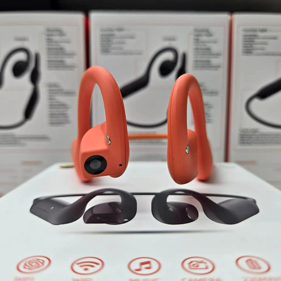 AI Sports Headphones with 1080P Camera