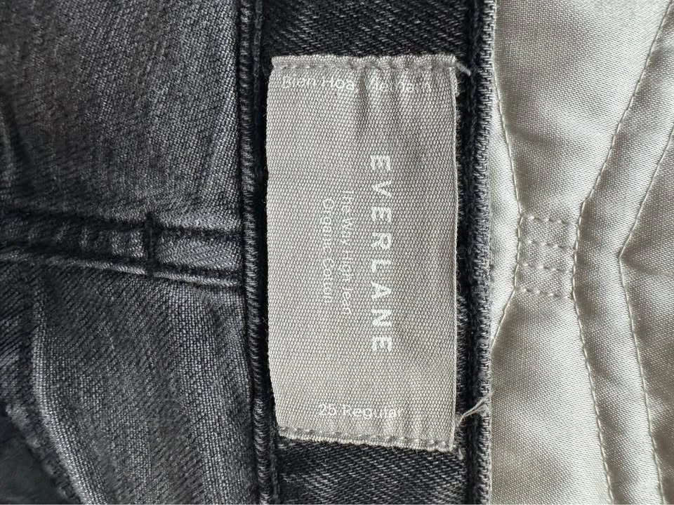 Everlane Way High Jean in Washed Black (25) - photo 3