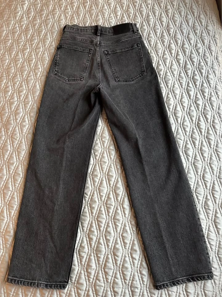 Everlane Way High Jean in Washed Black (25) - photo 5