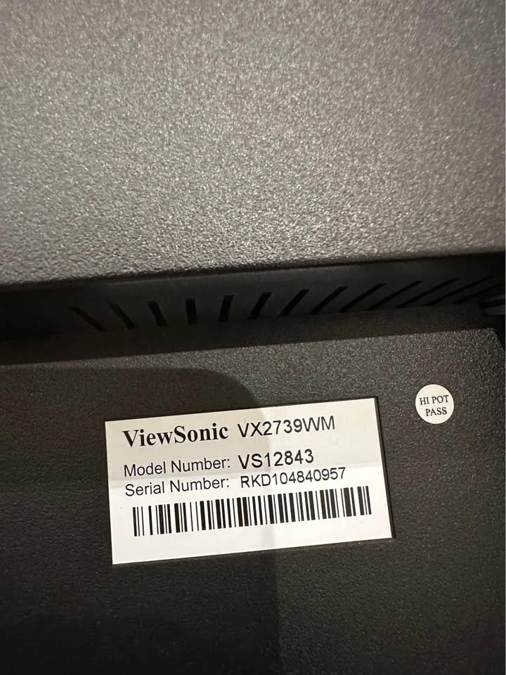 ViewSonic 27” LCD monitor - photo 4