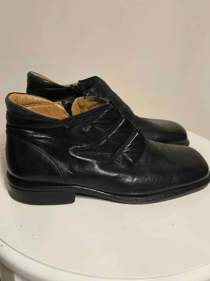 Lido Marinozzi Black Leather Boots - photo 2
