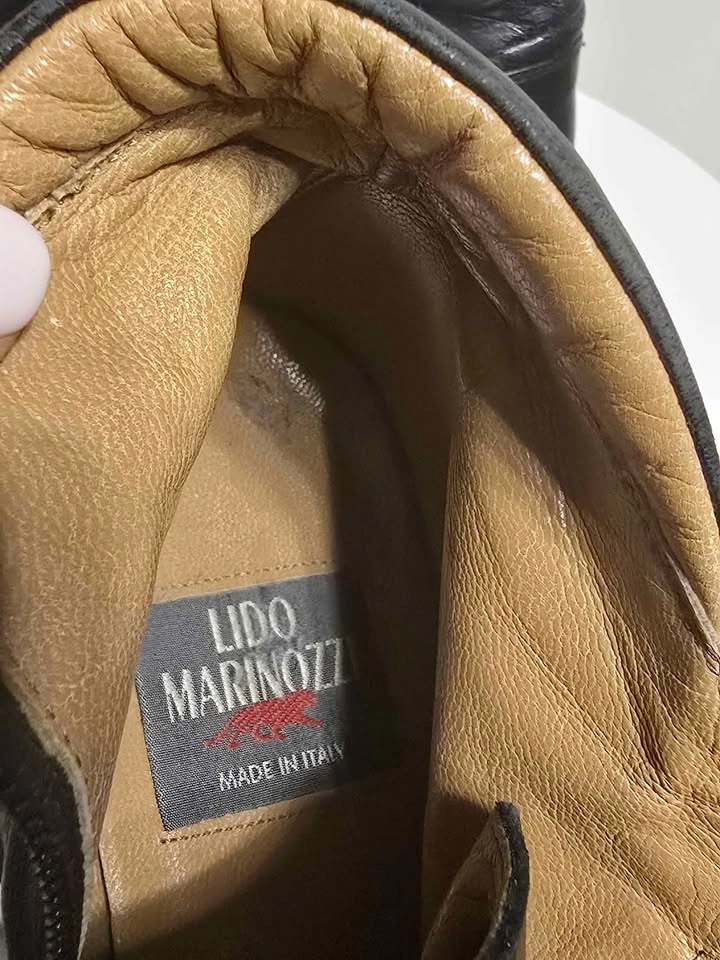 Lido Marinozzi Black Leather Boots - photo 4