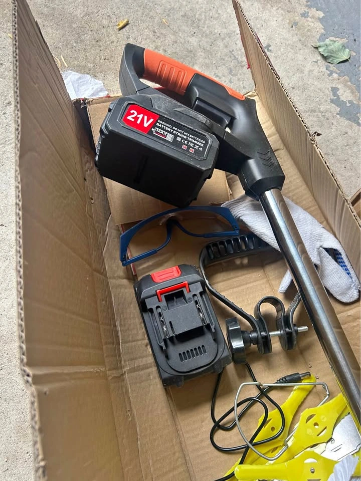 21V Cordless Battery String Grass Trimmer with Accessories