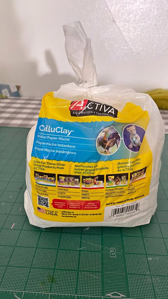 Celluclay- instant paper mache