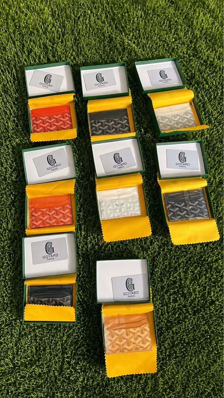 Goyard Paris Card Holder Wallet with Box