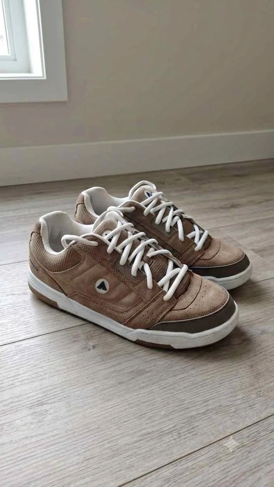 Vintage 90s Airwalk Chunky Tan Suede Skate Shoes | Y2k Size 13