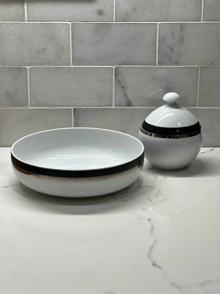 Vintage Mid-Century Mikasa Pivotal Montina Bowl & Sugar Bowl