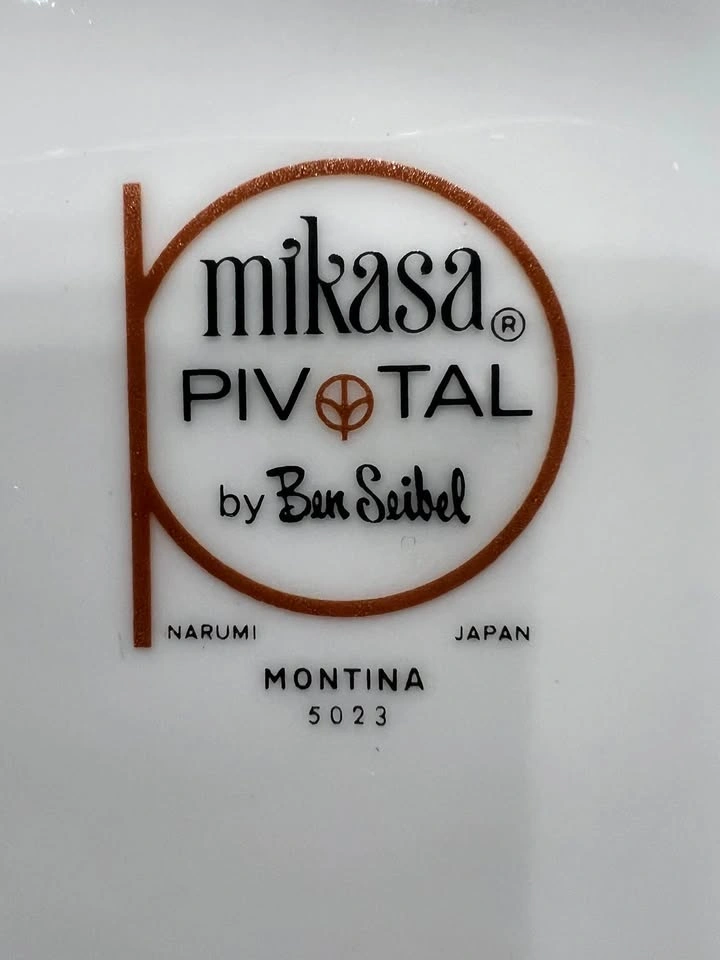 Vintage Mid-Century Mikasa Pivotal Montina Bowl & Sugar Bowl - photo 5