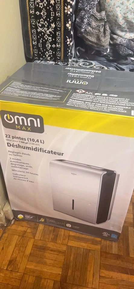 Omni Max 22 Pint Dehumidifier