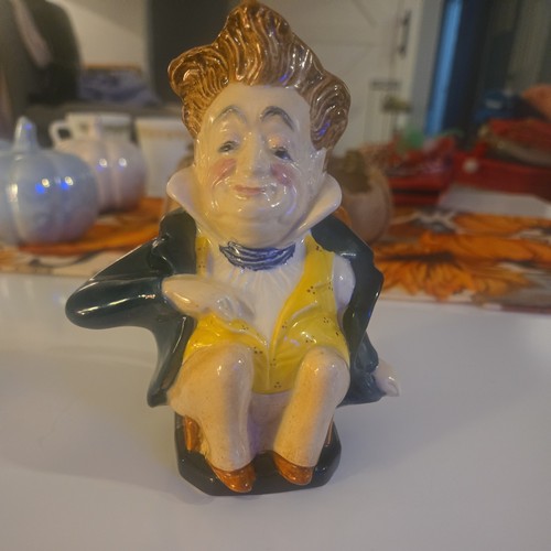 Vintage Burleigh Ware Mr Pecksniff Toby Jug Burgess & Leigh 1930