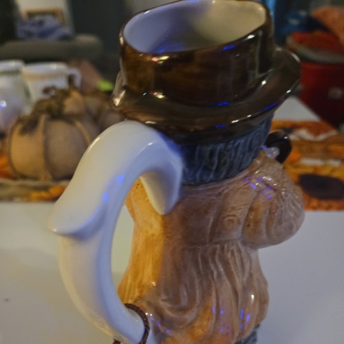 Vtg Roy Kirkham Pottery Shepherd Character Toby Jug - photo 4
