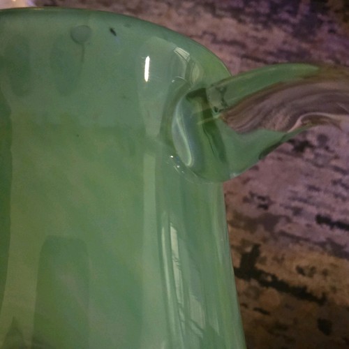 Stunning Vintage Mid-Century Modern Hand-Blown Cased Art Glass P - photo 4