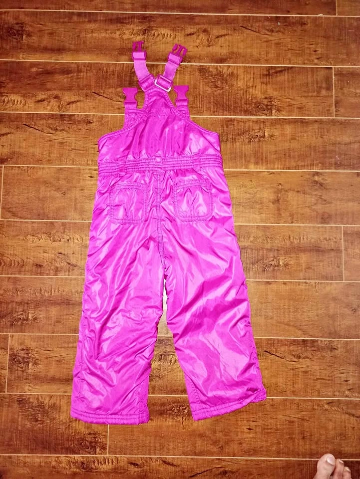 Gap Toddler Pink Snow Bib Snow Pant Overalls (3T)