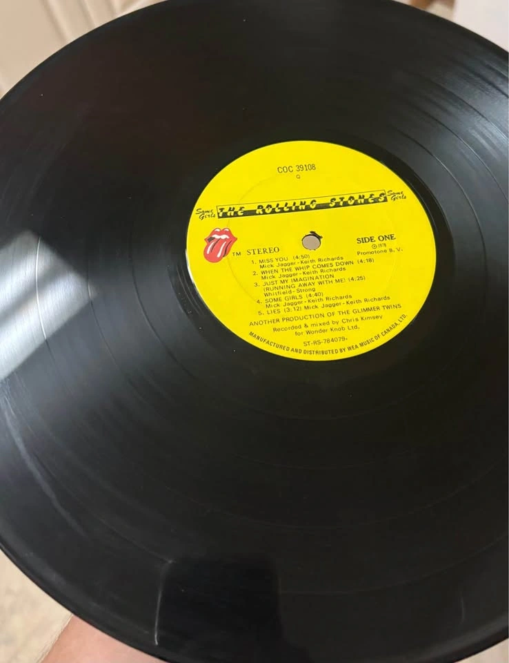 BANNED & RARE The Rolling Stones – Some Girls Vinyl LP - photo 3