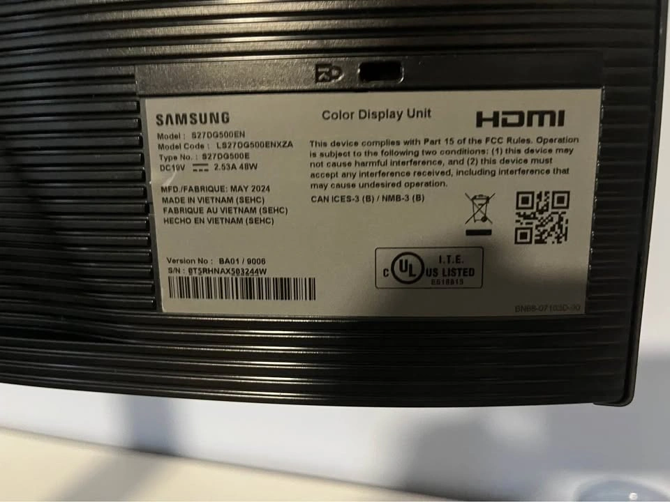 Samsung Odyssey G5 G50D 27” QHD 180Hz IPS Gaming Monitor - photo 4
