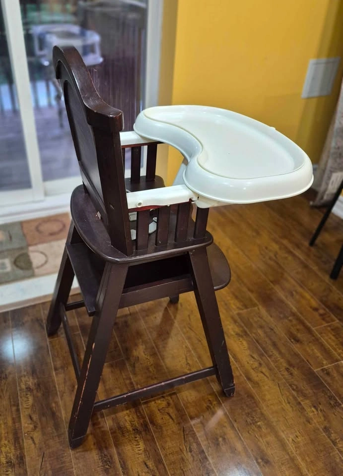 Wooden High Chair - photo 4