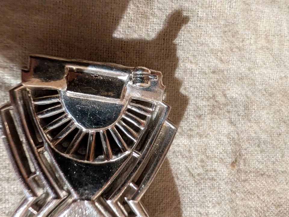 Vintage 1930s Art Deco Convertible Duette Brooch / Dress Clip - photo 5