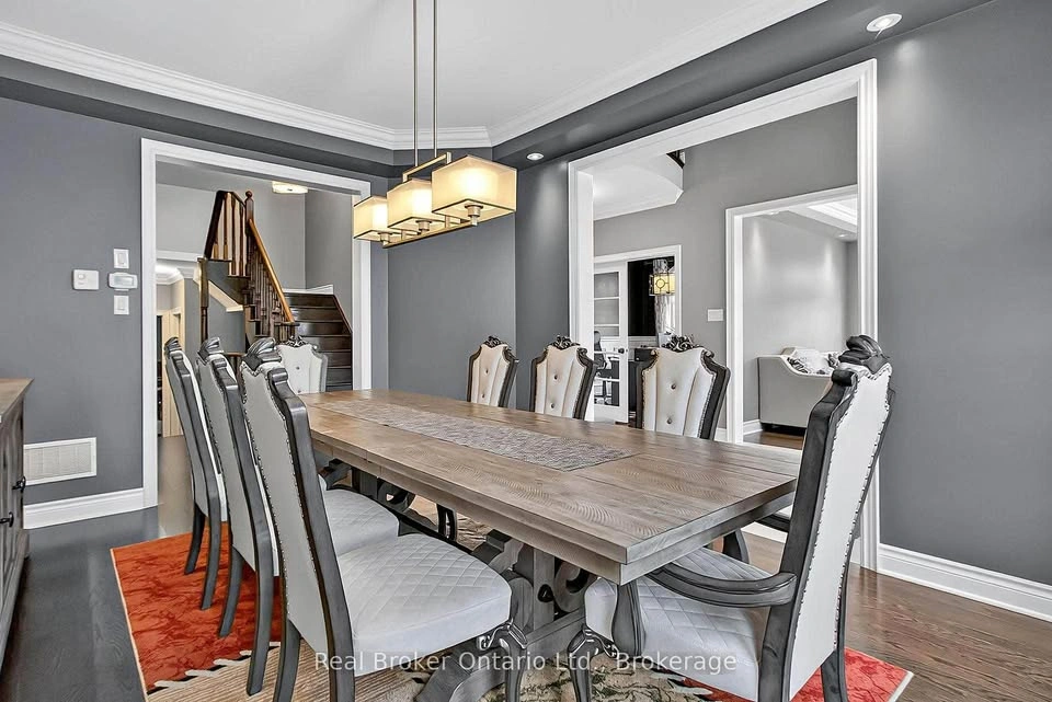10 pc set with 8 custom chairs buffet/server