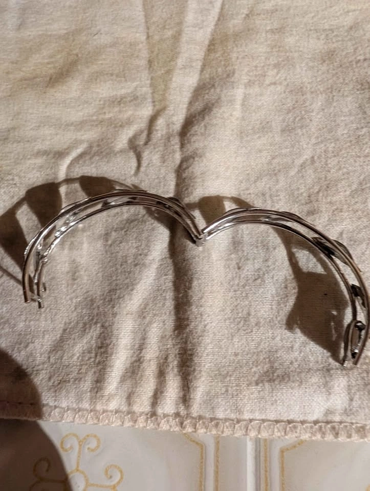 Vintage Bond-Boyd Sterling Silver Hinged Bangle Bracelet - photo 3