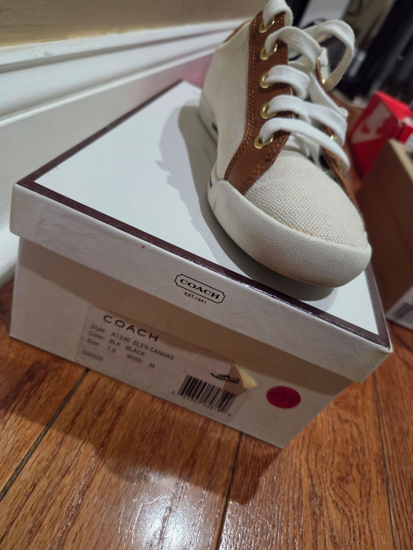 Coach Leatherware Low-Top Canvas Sneakers - photo 2