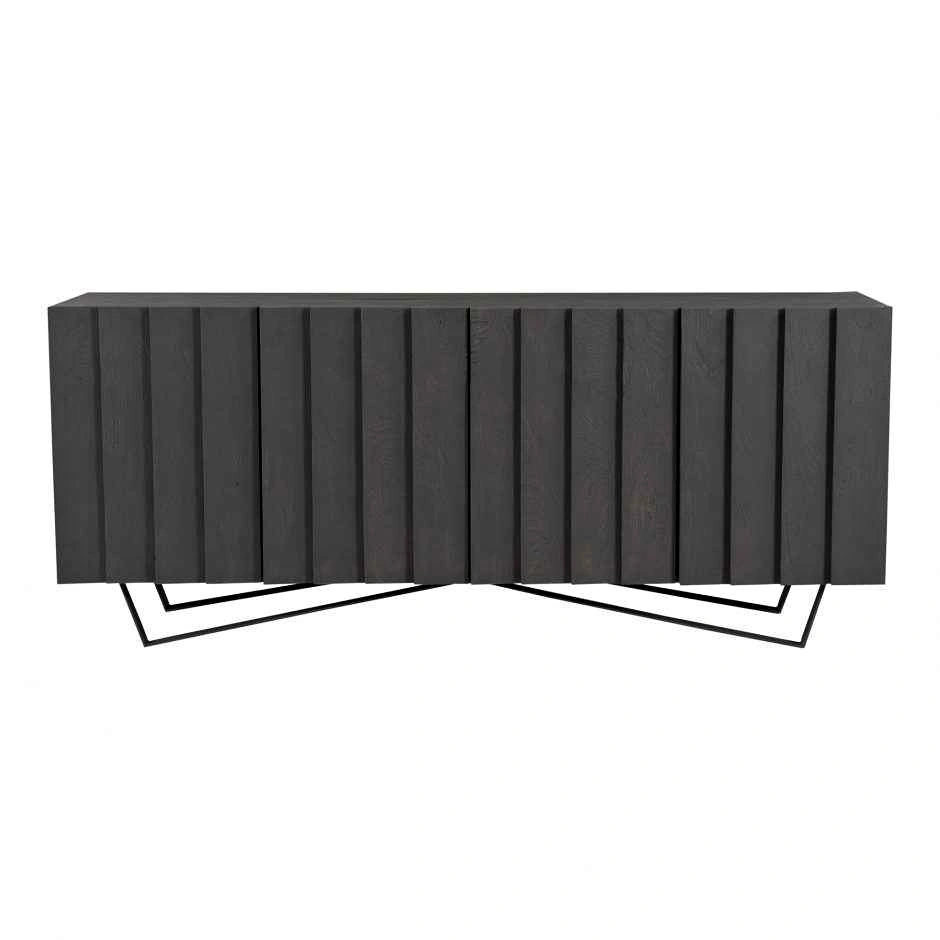 Brand New Brolio Sideboard - Charcoal - 71" W x 16"